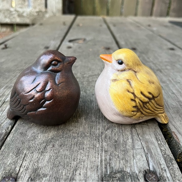 Ceramic Songbirds Set of 2 - Picture 2 of 13